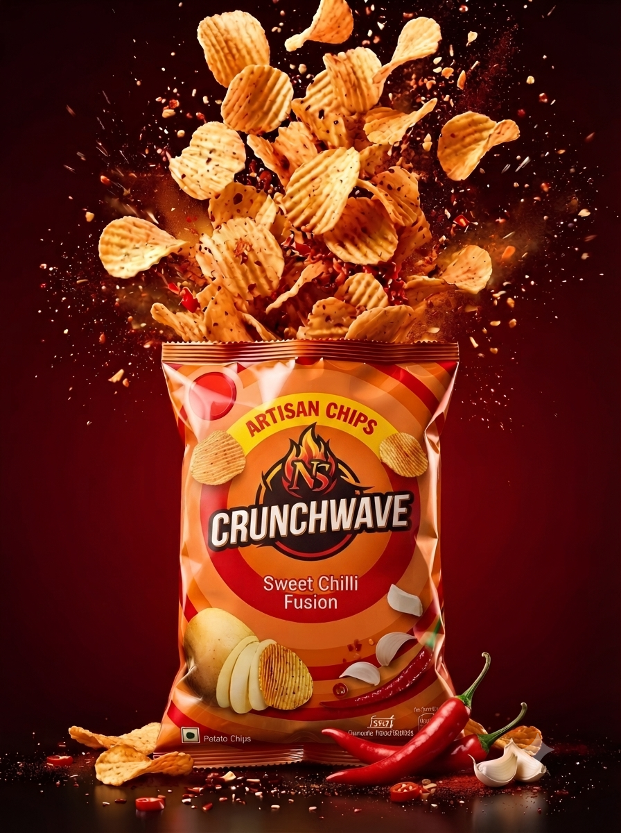 AI snack campaign creative